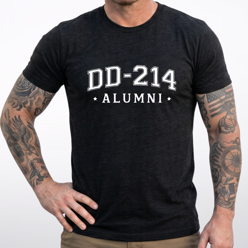 DD-214 Alumni Athletic Tee