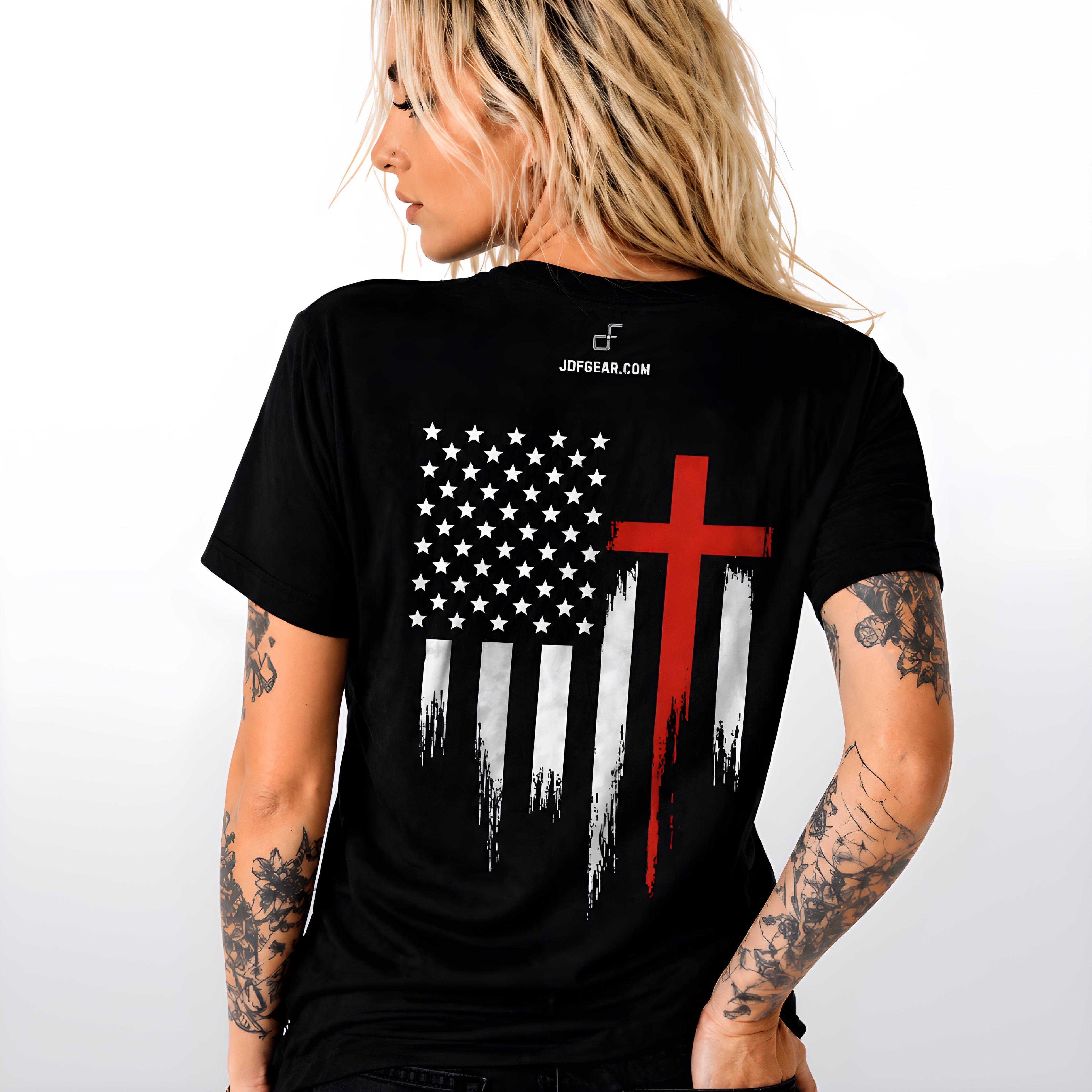 Cross and Flag Tee